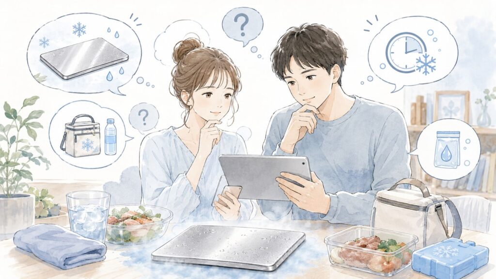 ステンレス保冷剤口コミに関するQ&Aの見出し画像