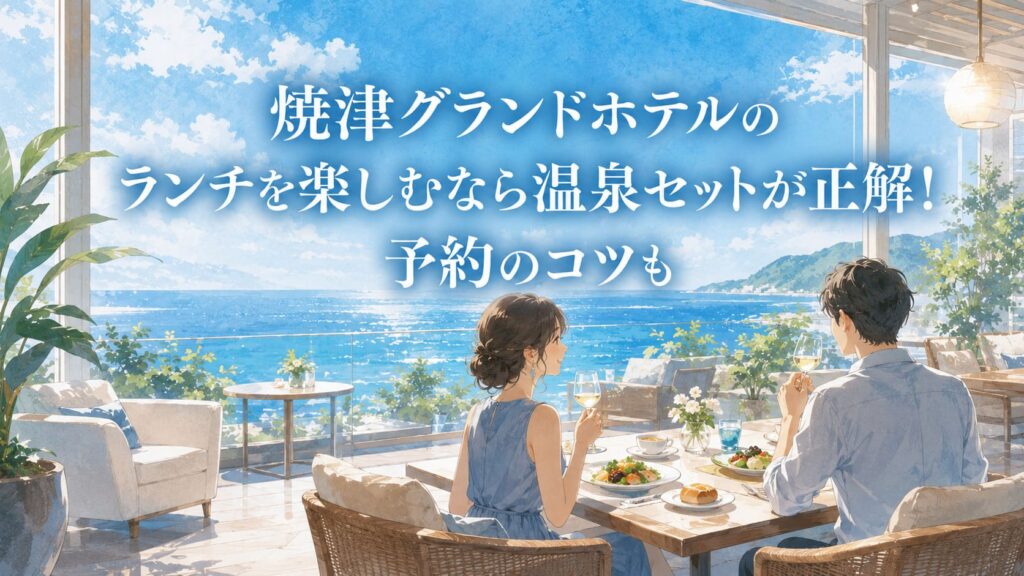 焼津グランドホテルのランチを楽しむなら温泉セットが正解！予約のコツものアイキャッチ