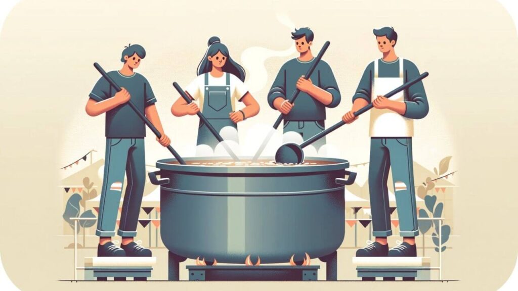なべ祭りで使われるジャンボ鍋の大きさとは？の見出し画像